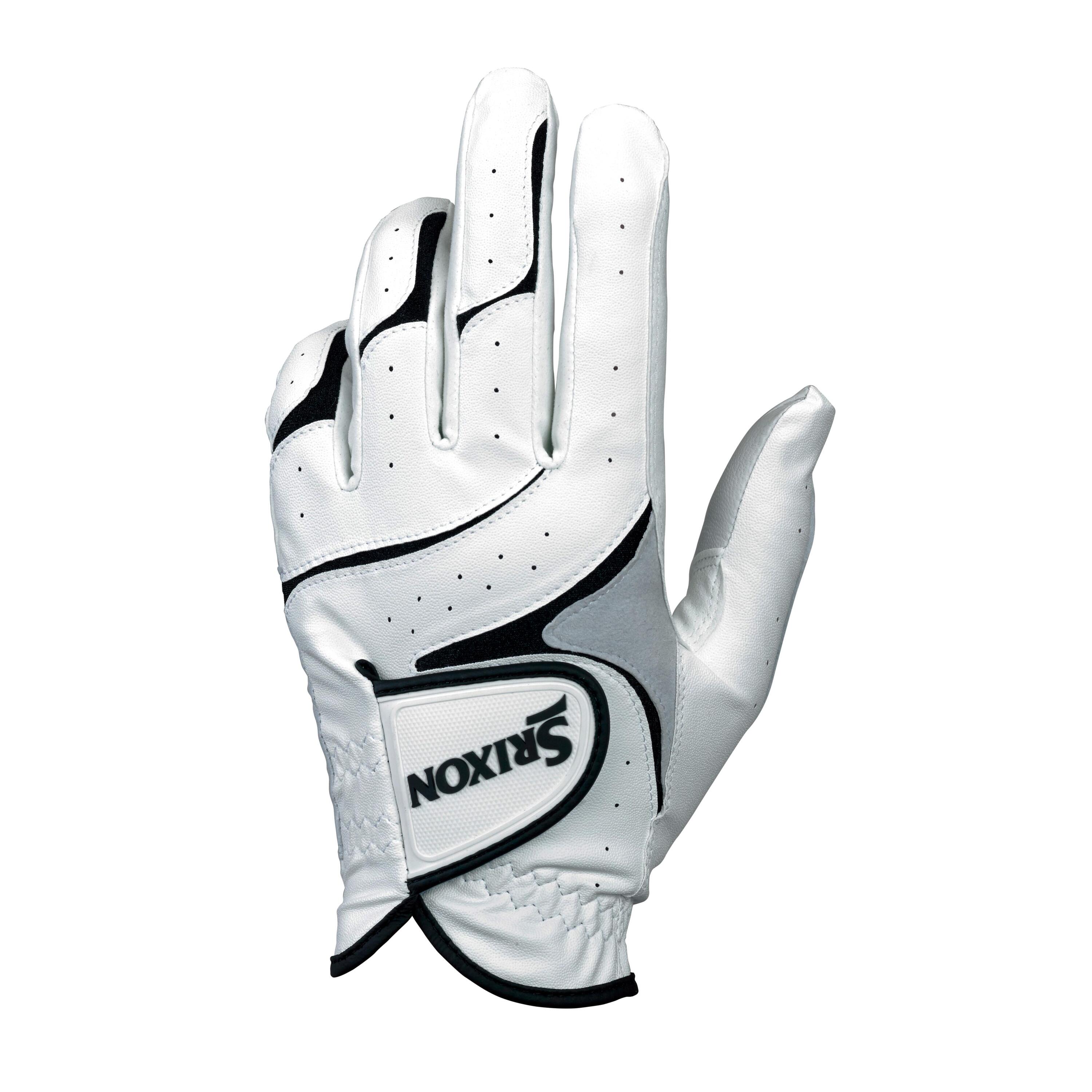 Men's right-handed microfibre golf glove Srixon - White 2/3