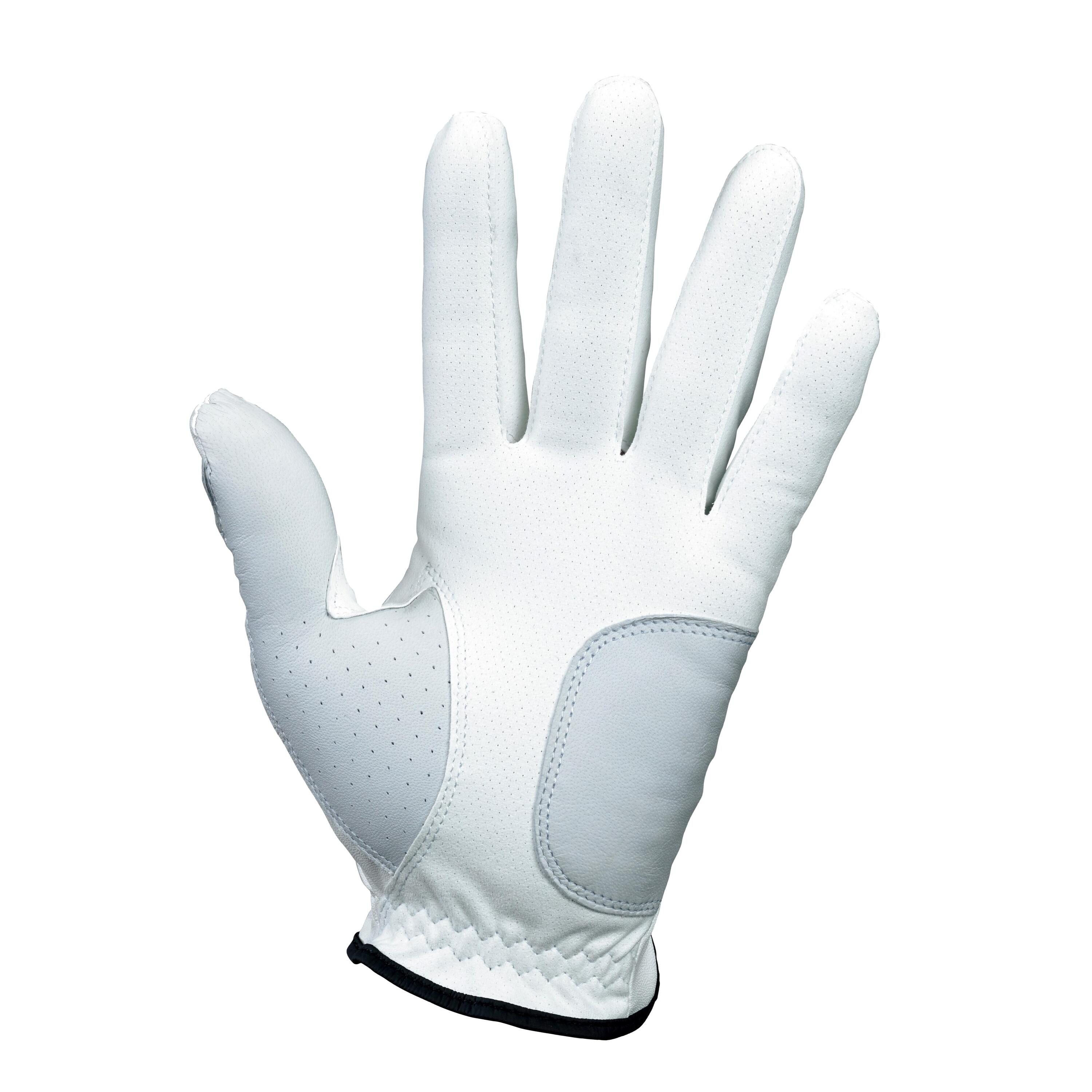 Men's right-handed microfibre golf glove Srixon - White 3/3
