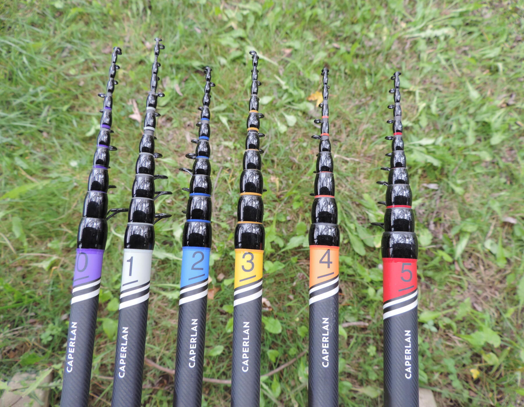 canne da pesca spinning gomma