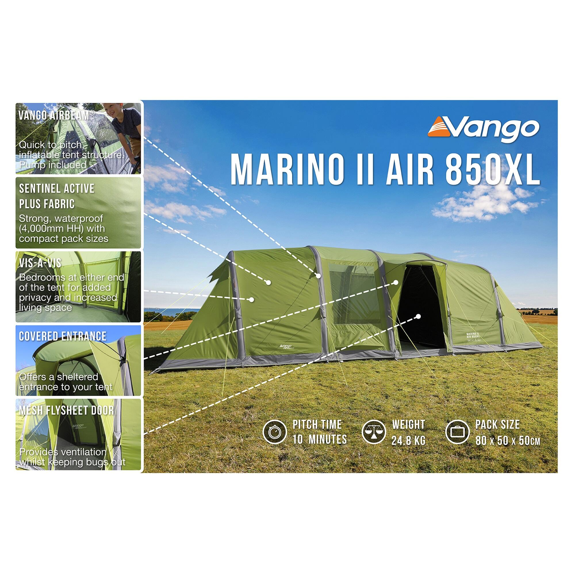 Marino 850 XL AirBeam® 8-man inflatable tent 2/10