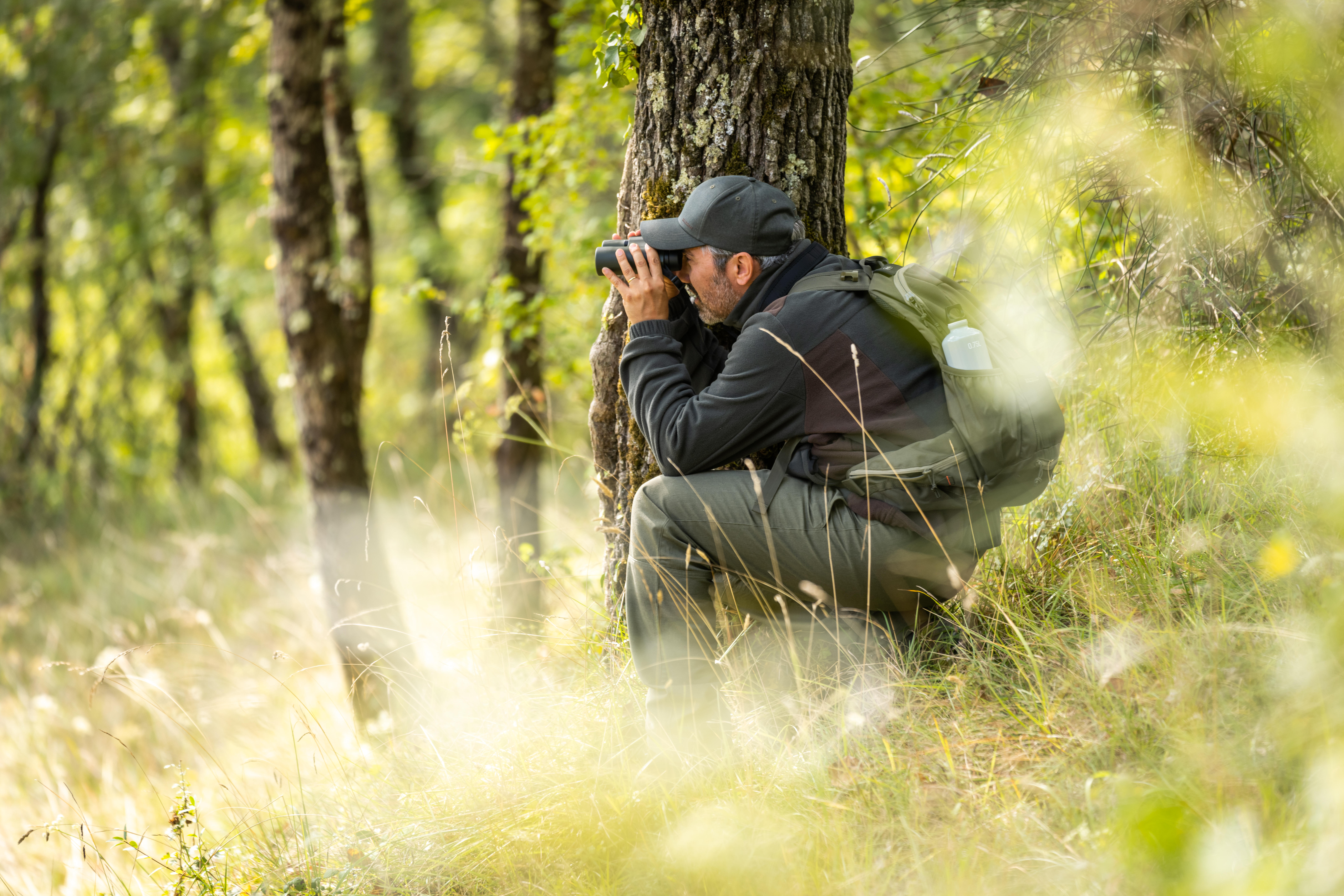 Men's Fleece Hunting Jacket – 500 Camouflage - SOLOGNAC