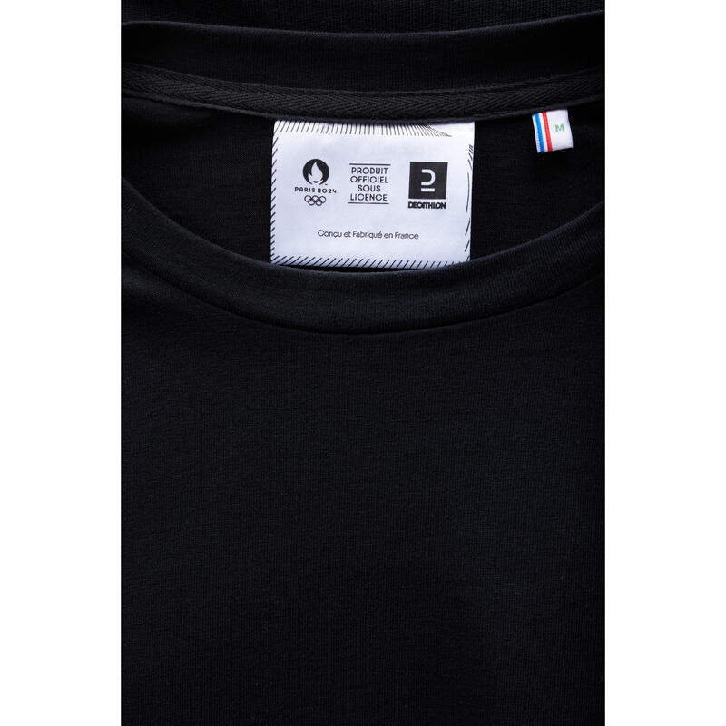 Teeshirt Official Licensed Product Paris 2025 Decathlon black and