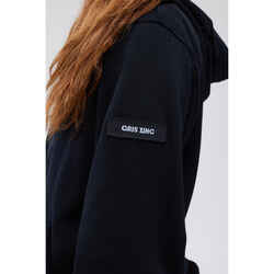 Official Sweatshirt licensed by Decathlon Paris 2024 black with zinc grey patch