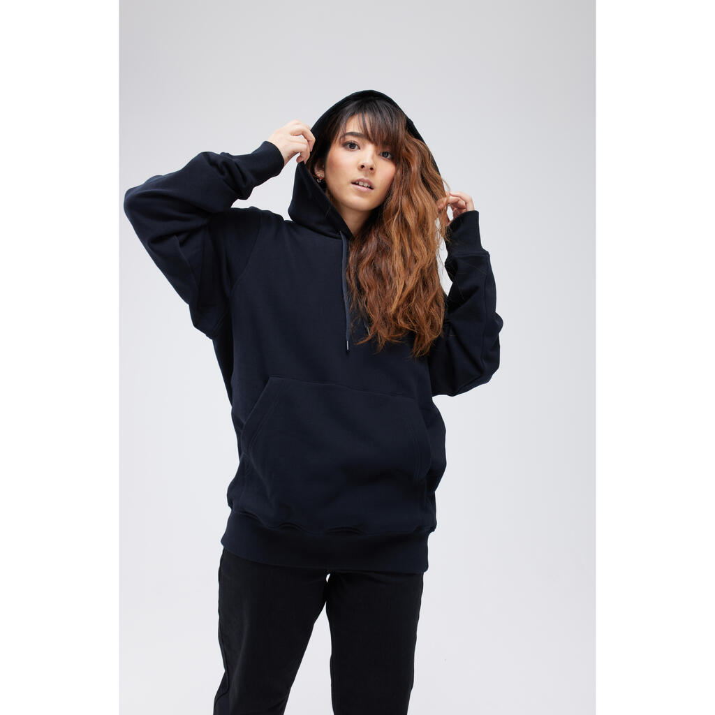 Official sweatshirt licensed by decathlon paris 2024 black with love red patch