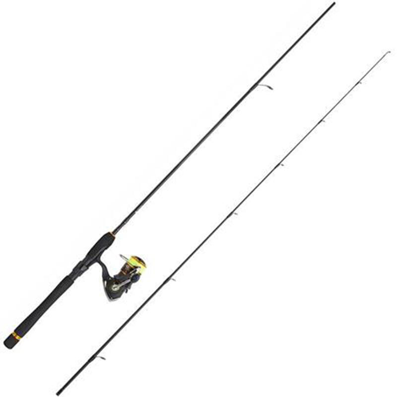 Set lansetă + mulinetă 702 CROSSFIRE MFS pescuit la răpitor cu năluci