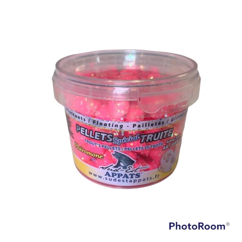 Cebos Pesca Trucha Estanques Pellets Flotantes Rosa