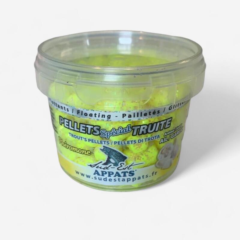 Cebos Pesca Trucha Estanques Pellets Flotantes Amarillo