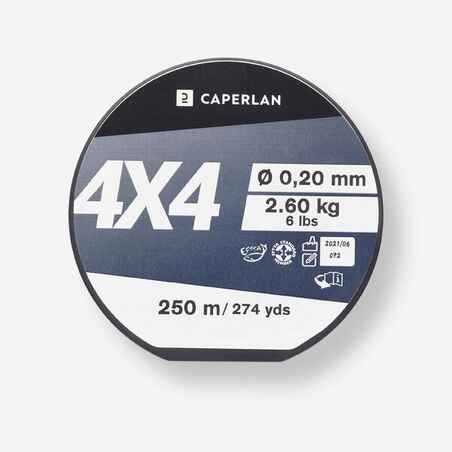 LINE 4X4 250M FISHING LINE