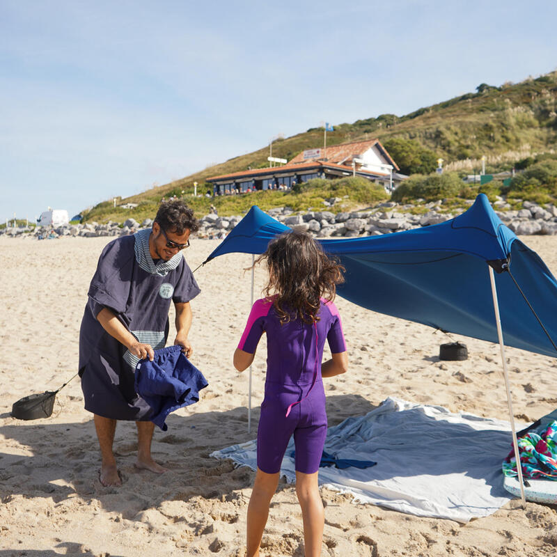 Adăpost plajă anti-UV Albastru 