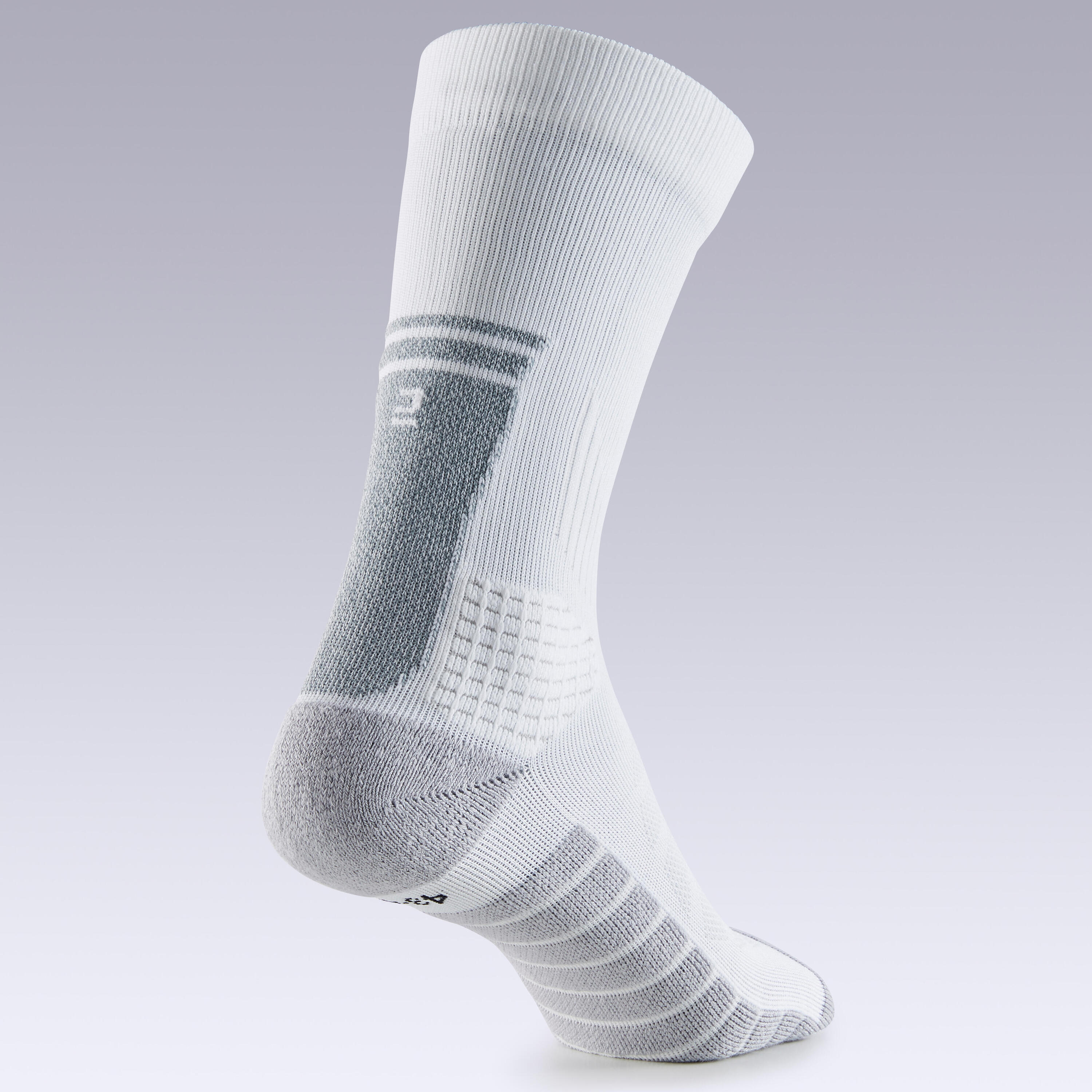 Mid Sports Socks - White 4/8
