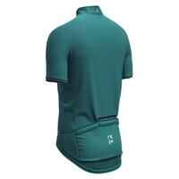 Men's Short-Sleeved Road Cycling Summer Jersey RC500 - Emerald Green