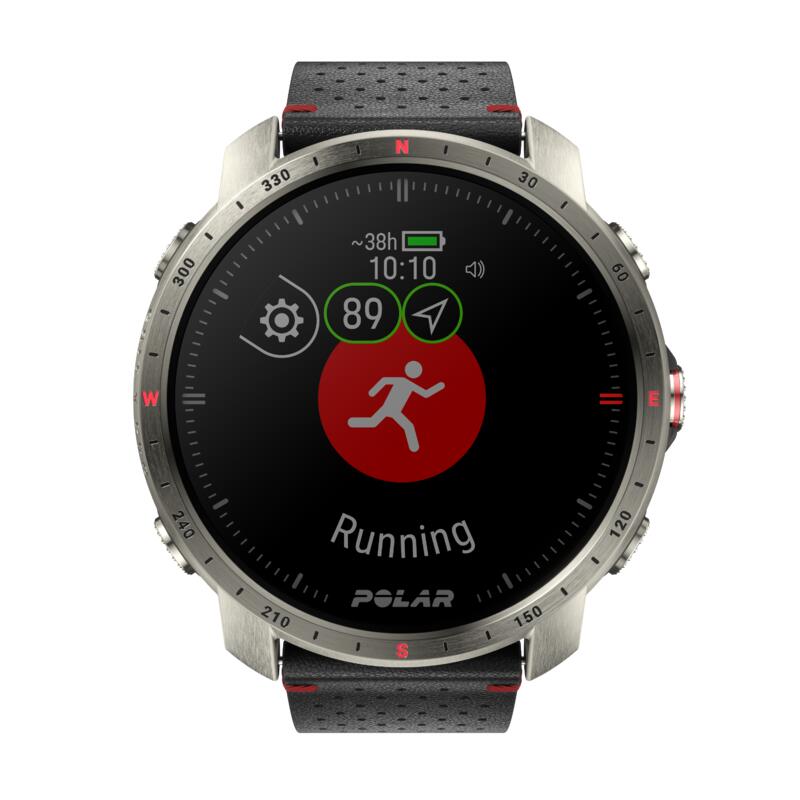 MONTRE GPS MULTISPORT OUTDOOR POLAR GRIT X PRO TITANE M/L