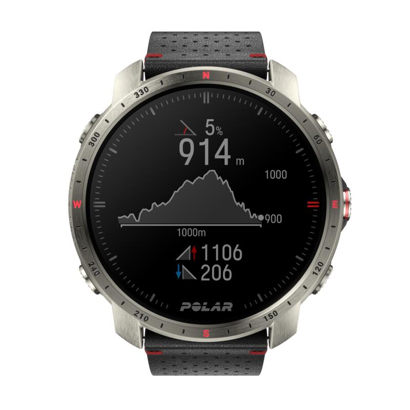 MONTRE GPS MULTISPORT OUTDOOR POLAR GRIT X PRO TITANE M/L