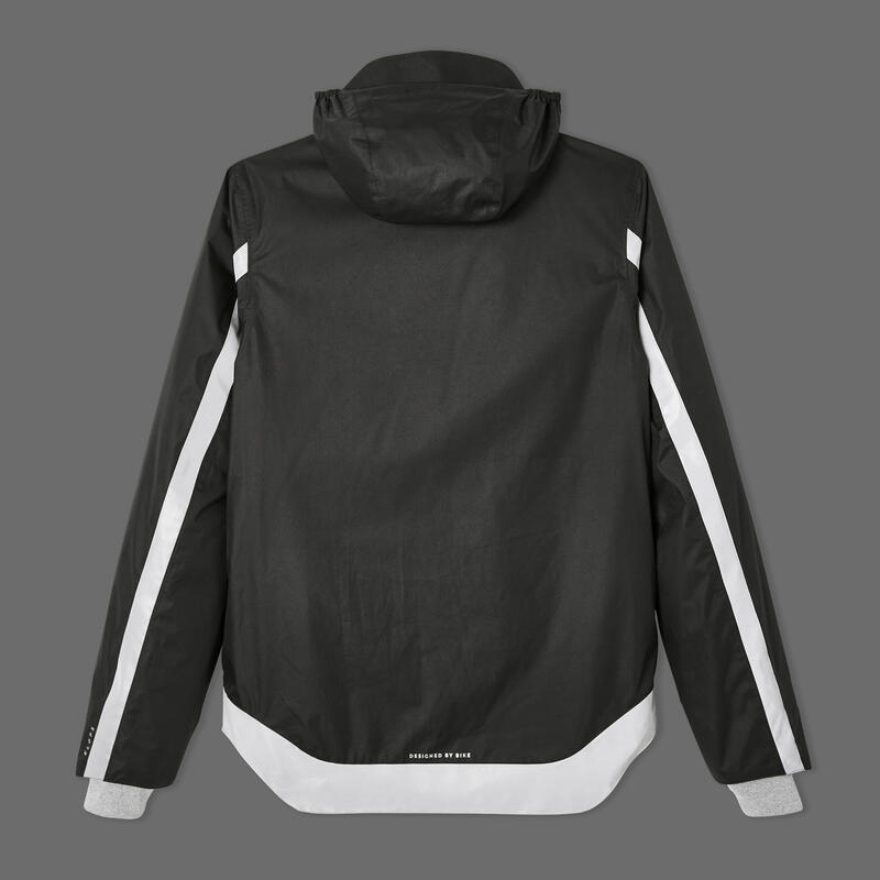 CHAQUETA IMPERMEABLE CÁLIDA BICI 540 HOMBRE NEGRO 