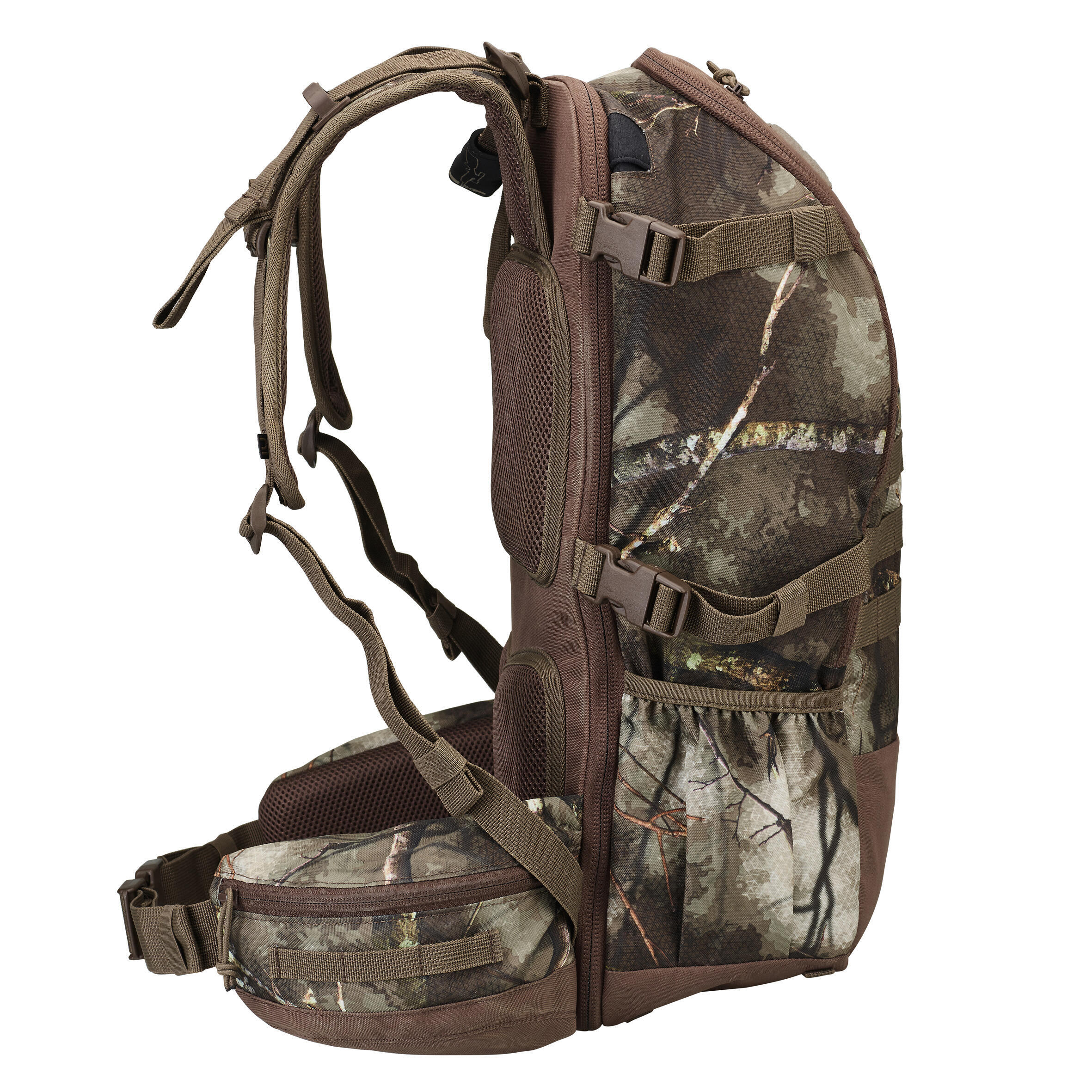 X-Access Compact Country Sport Backpack 45 Litre Treemetic Camouflage  SOLOGNAC