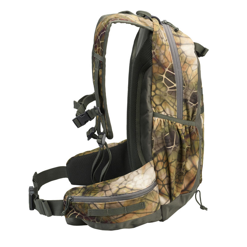 Mochila Caza Camuflaje 20L Solognac Xtralight Sigilo Transporte