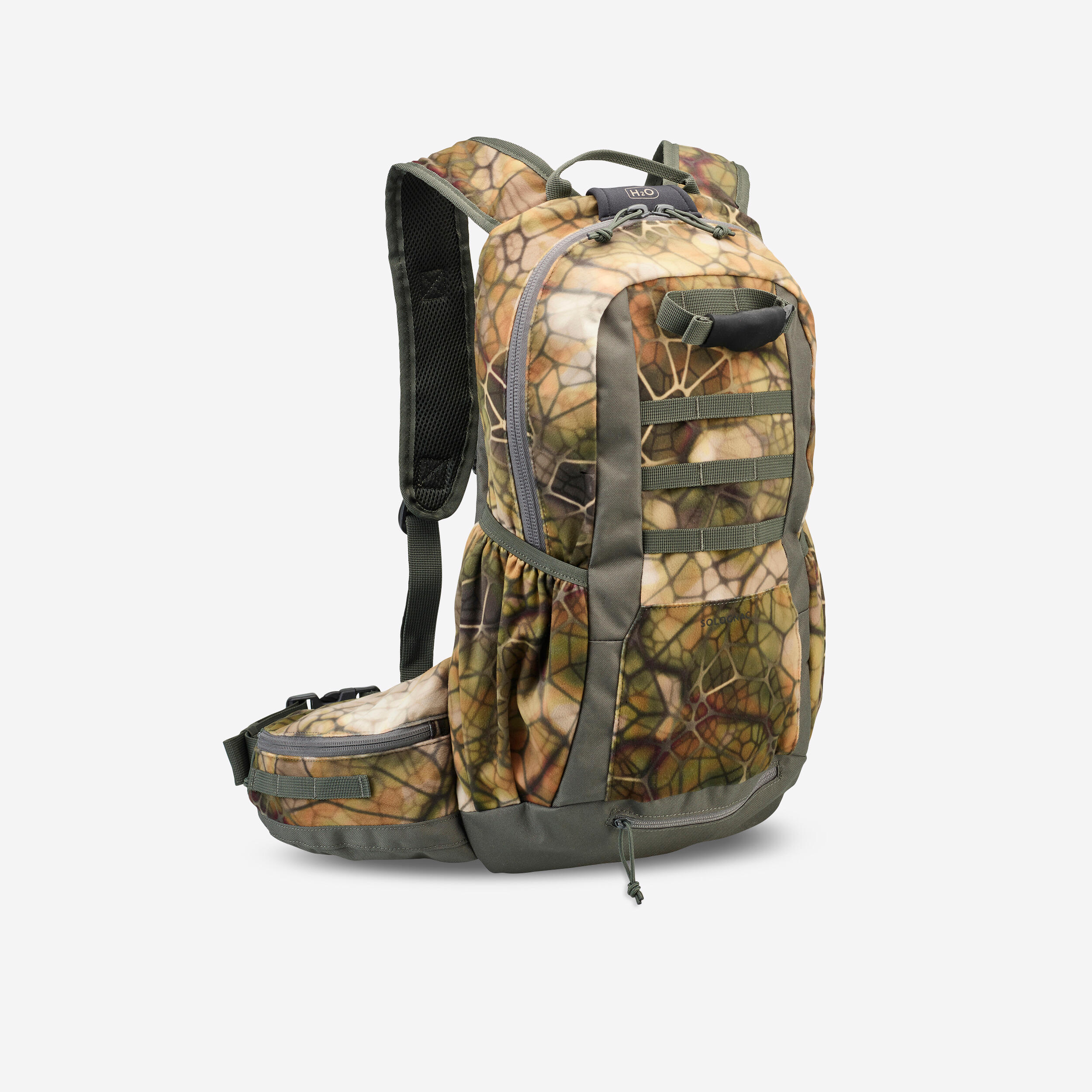 Silent Hunting Backpack 20L Xtralight Camo furtiv - SOLOGNAC