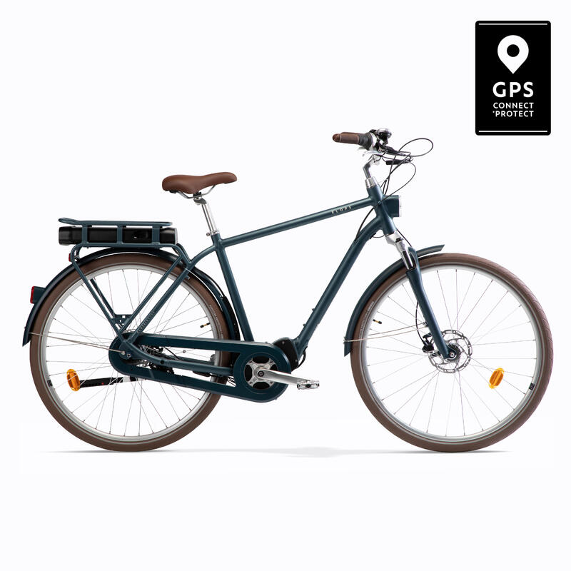 E-Bike City Bike 28 Zoll Elops 920E Connect HF Herren petrol