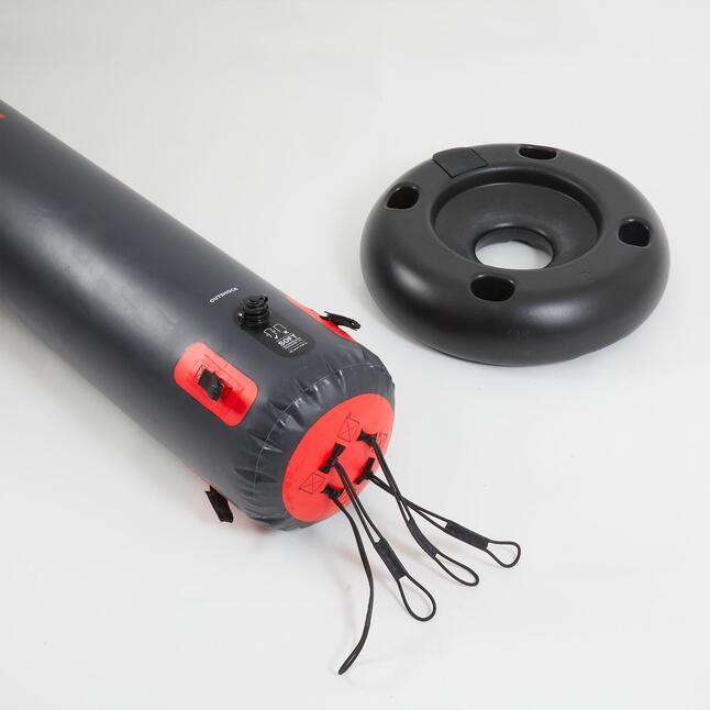 Freestanding inflatable punching bag with weightable base OUTSHOCK