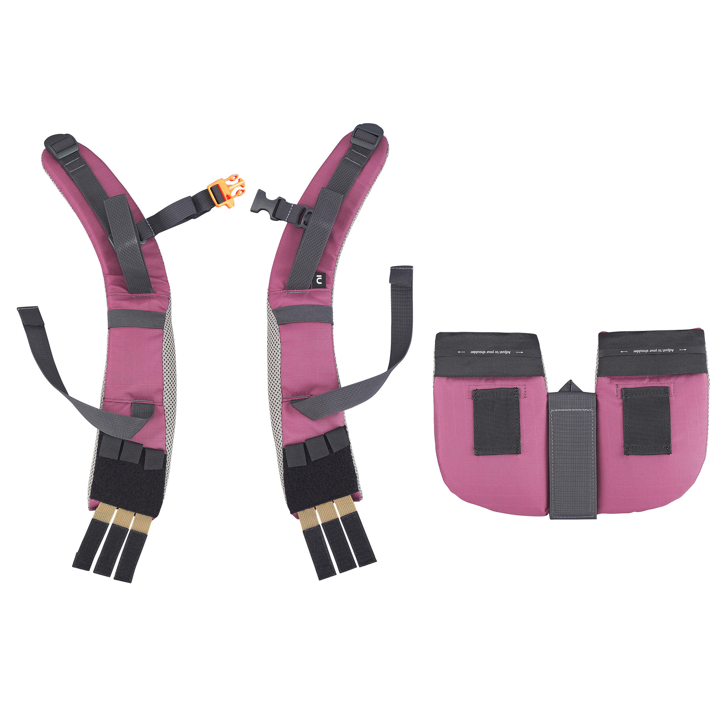 Alças sobresselentes para mochila de trekking mt900 60+10l ou 70+10l mulher