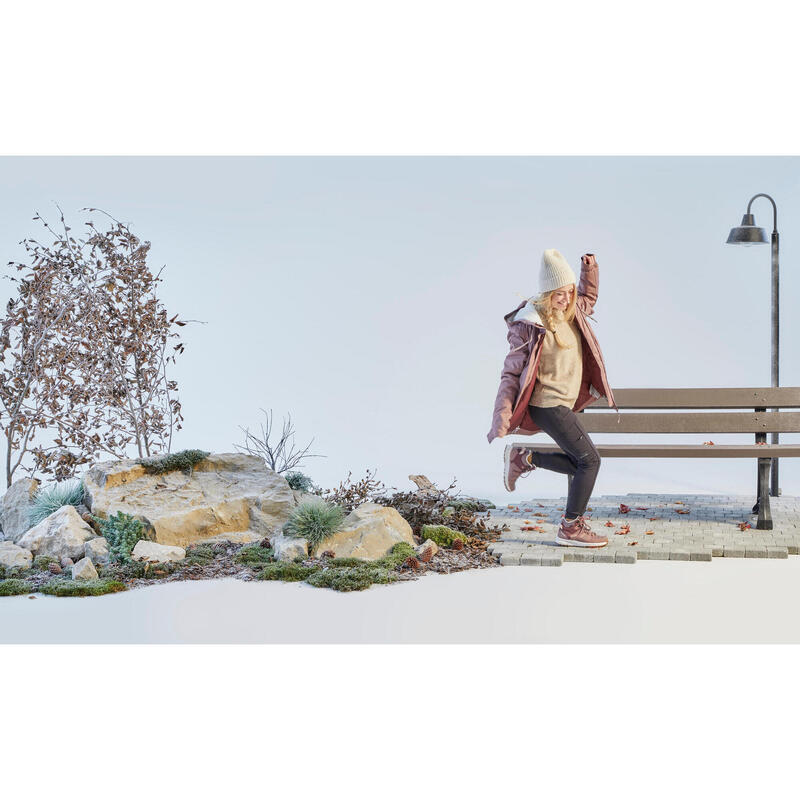 Kadın Outdoor Kar Botu - Su Geçirmez - Bordo - NH500 Mid