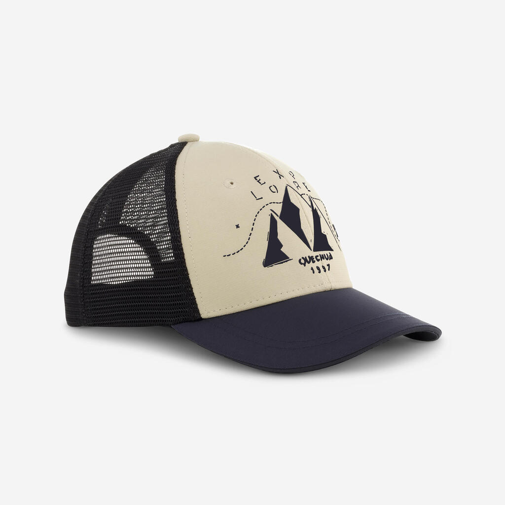 Casquette trucker enfant, mh100 bleue bordeau