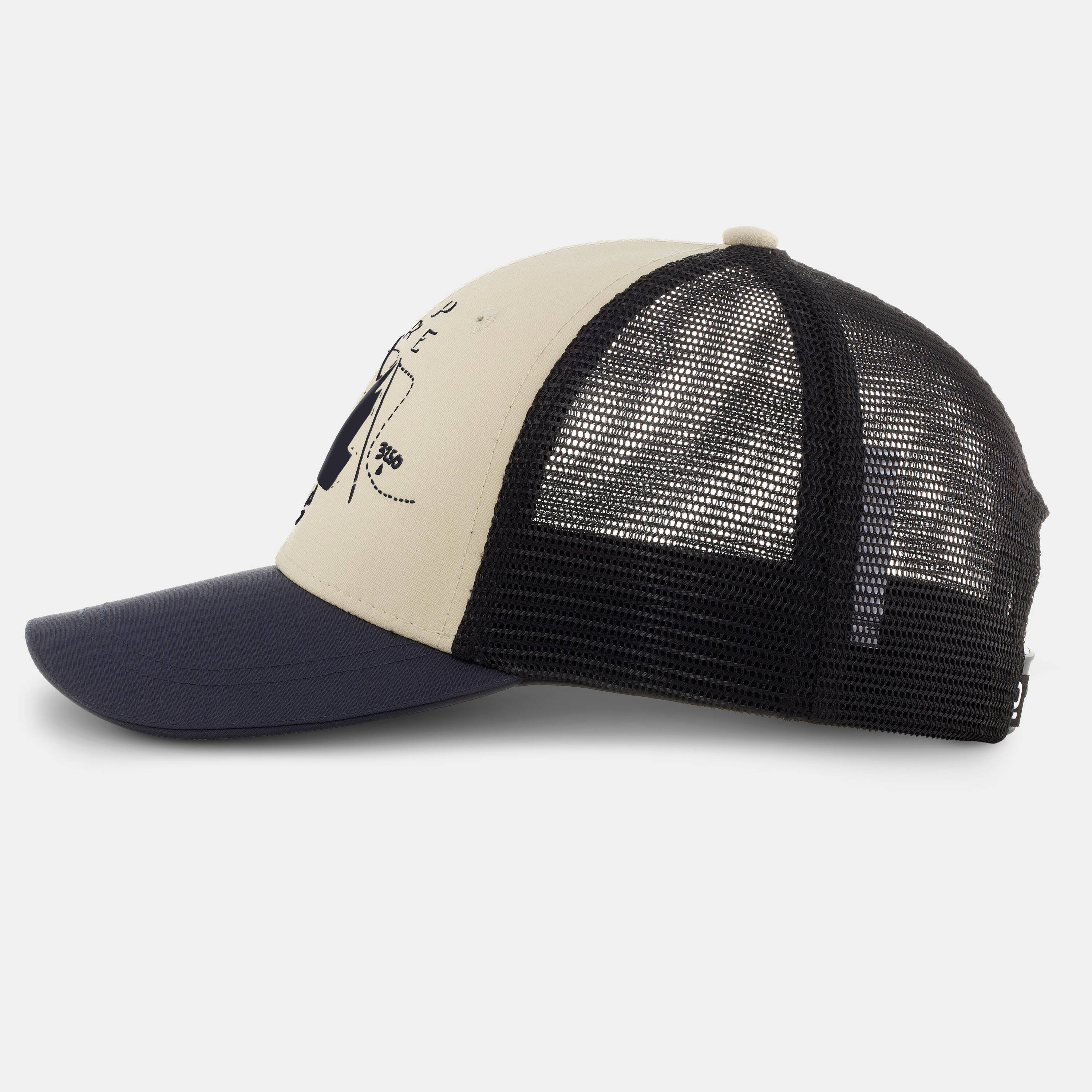 Kids’ Trucker Cap MH100 Beige -  1