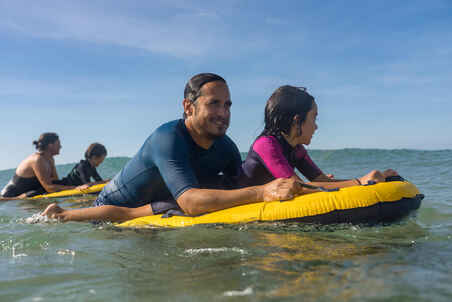 Bodyboard Hinchable Niño Adulto Amarillo Tándem