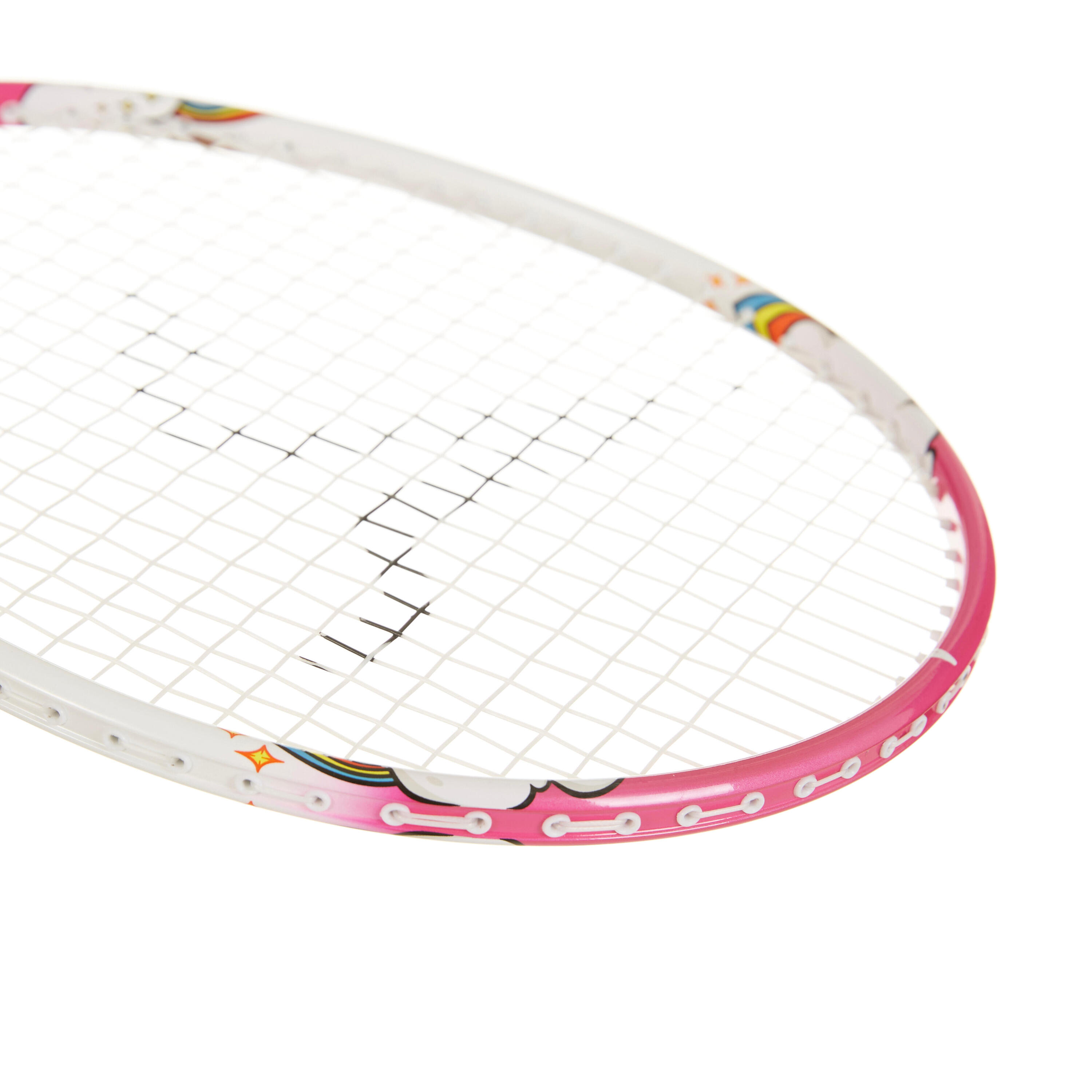 JUNIOR BADMINTON RACKET BR 160 KID EASY PINK 18/28