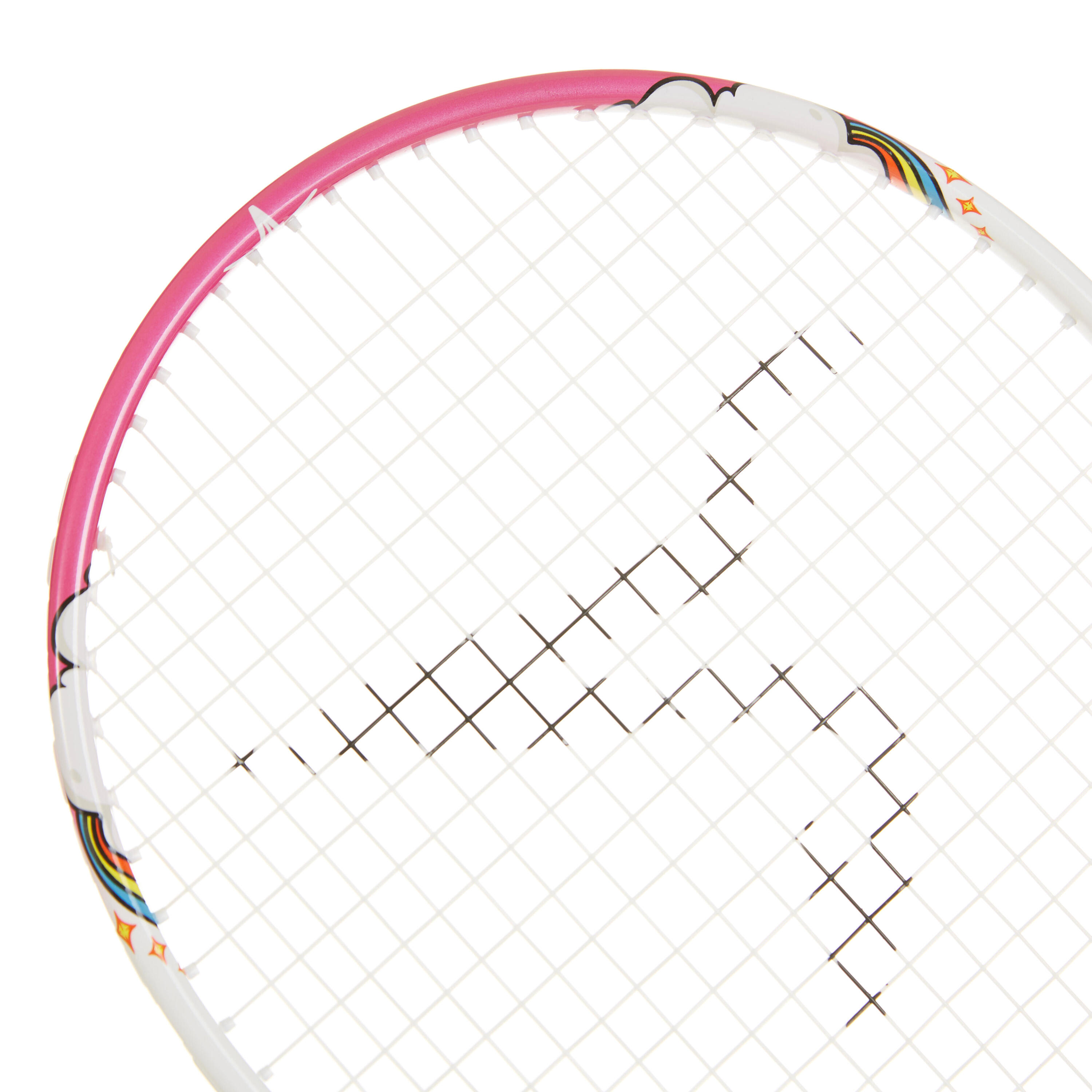 JUNIOR BADMINTON RACKET BR 160 KID EASY PINK 14/28