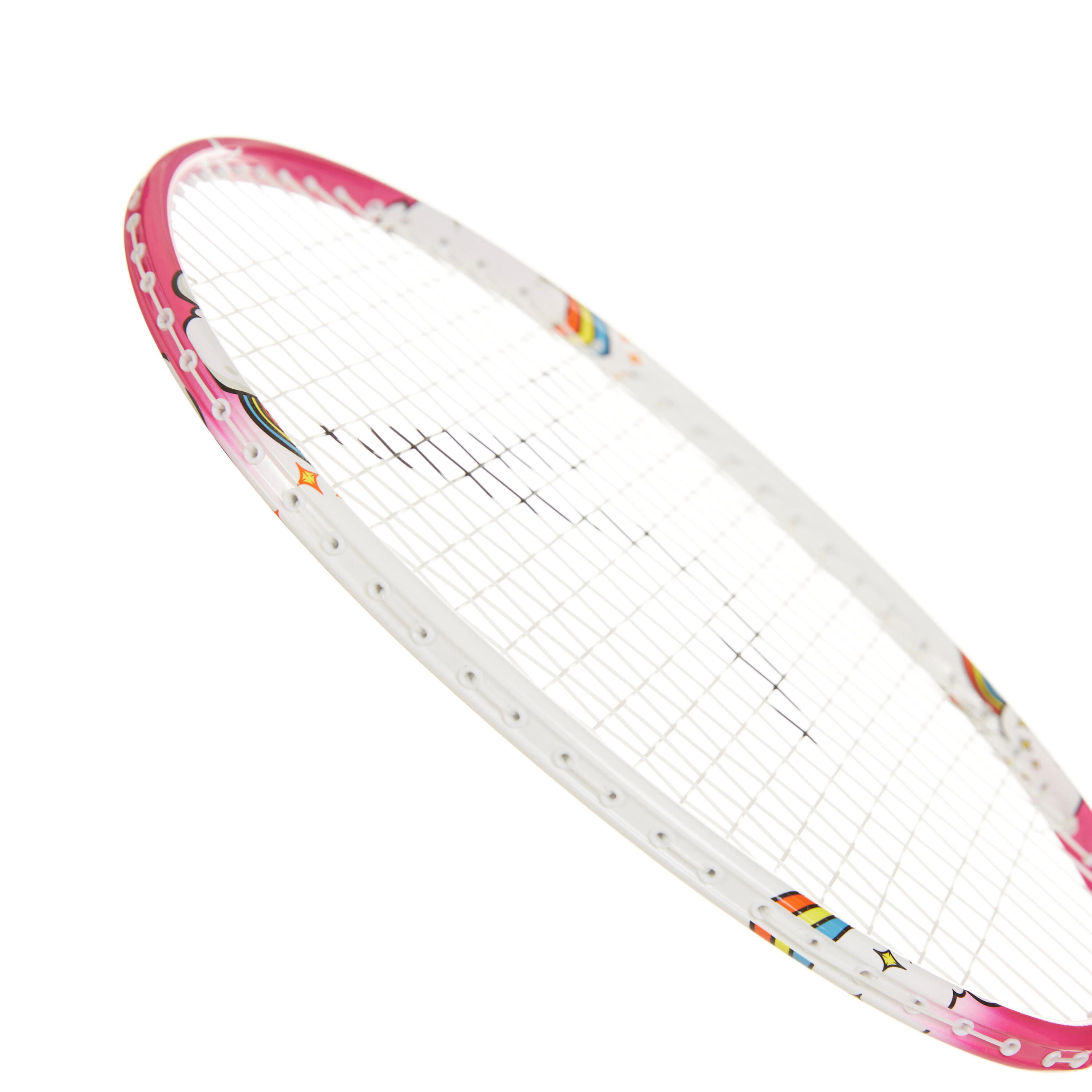 JUNIOR BADMINTON RACKET BR 160 KID EASY PINK 13/28