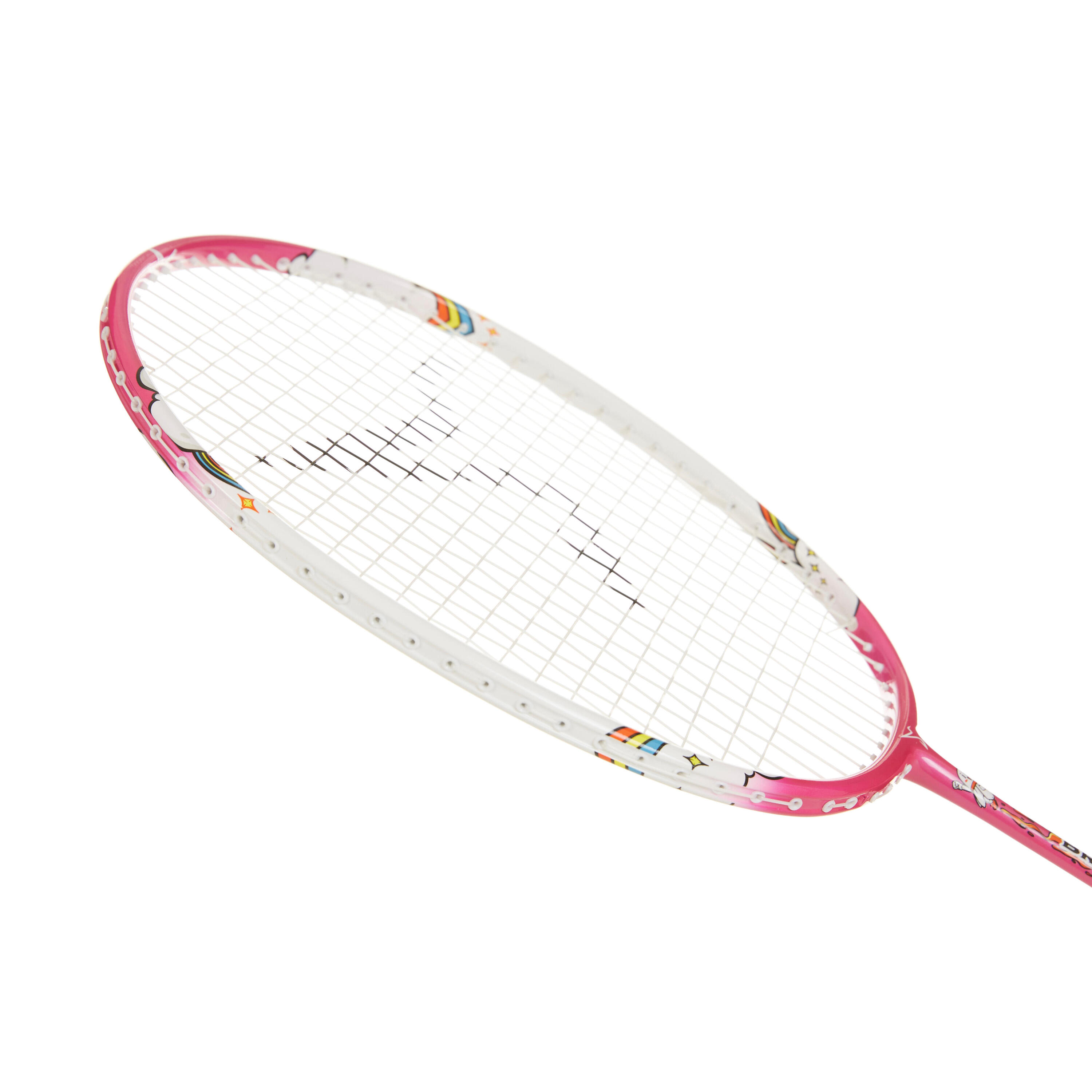 JUNIOR BADMINTON RACKET BR 160 KID EASY PINK 12/28