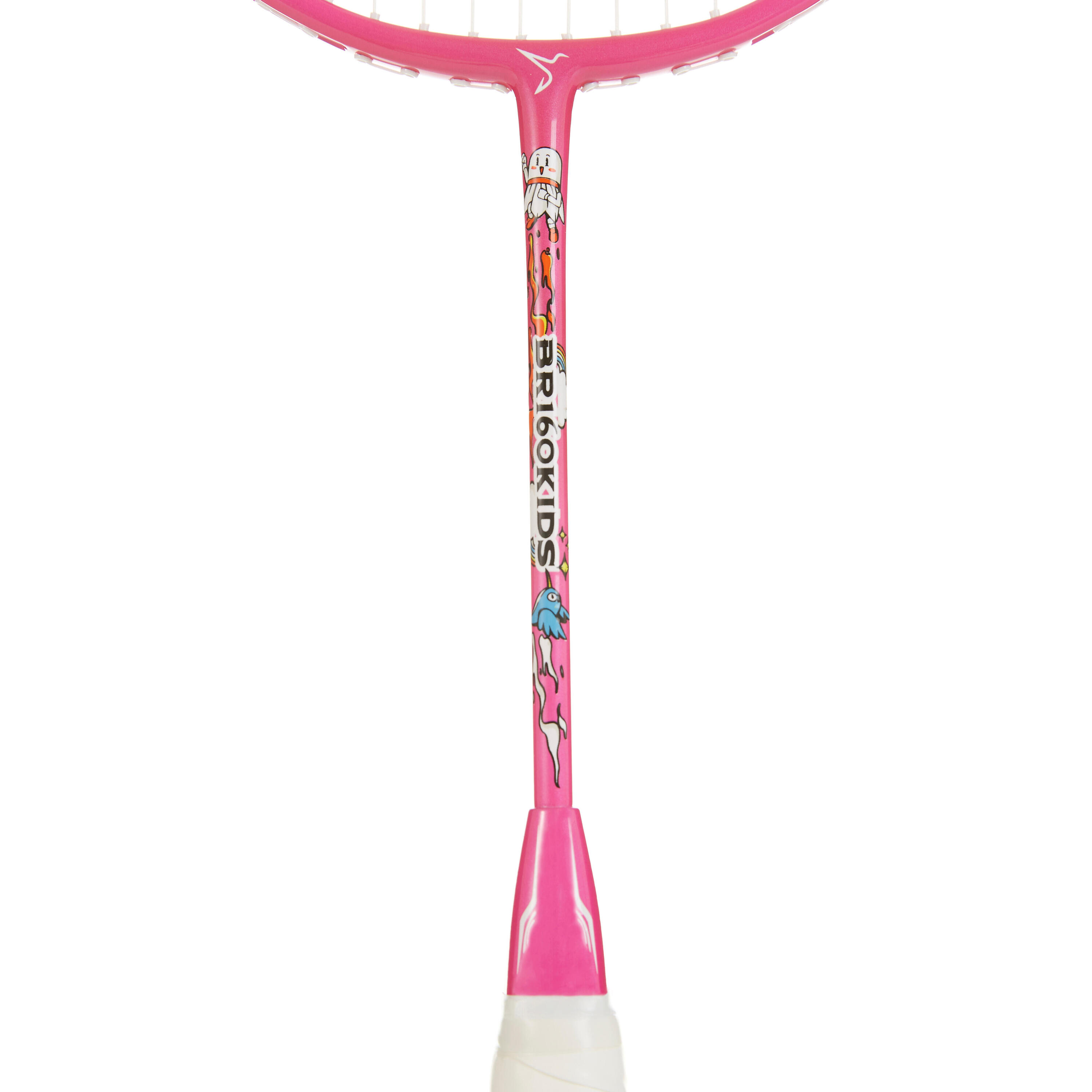 JUNIOR BADMINTON RACKET BR 160 KID EASY PINK 5/28