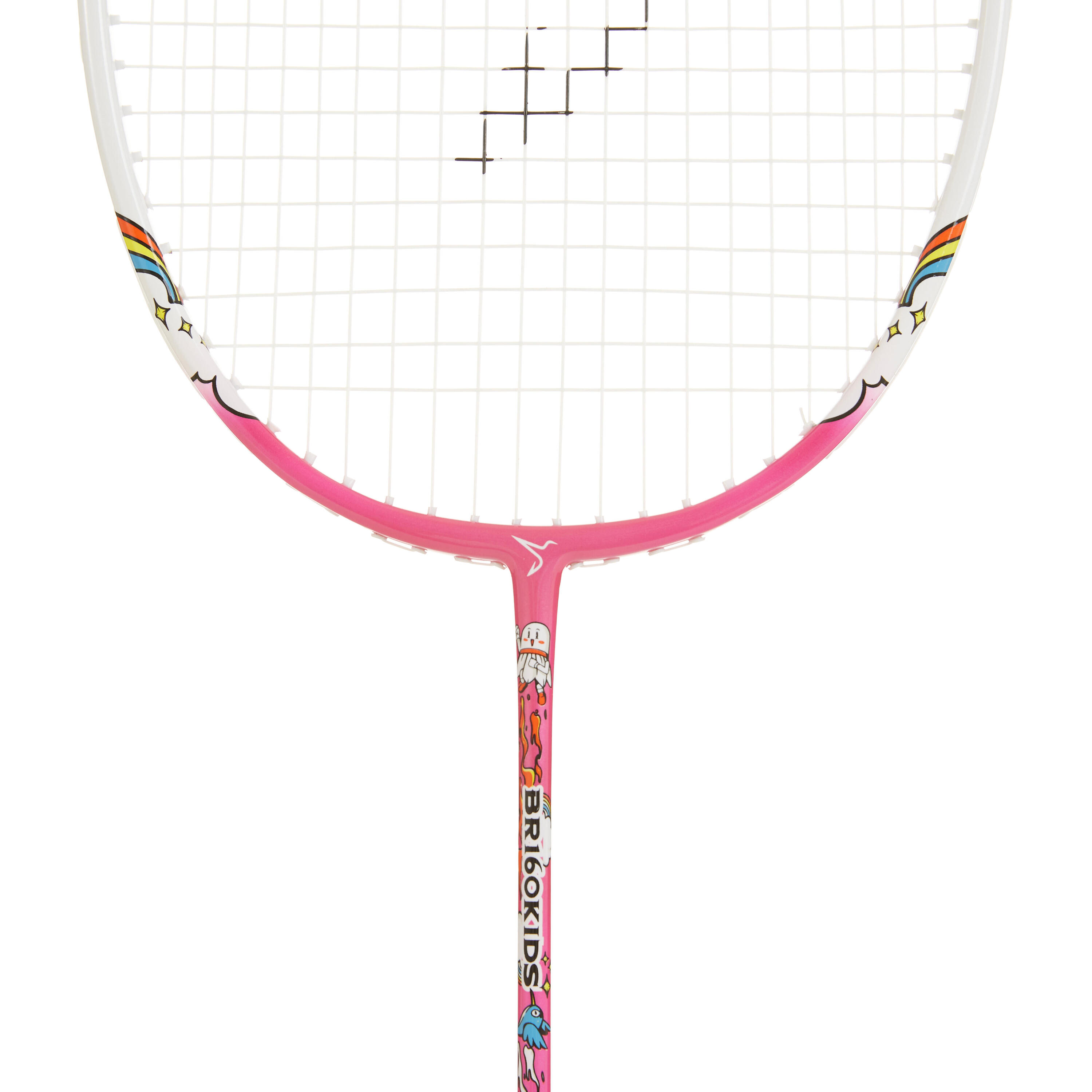 JUNIOR BADMINTON RACKET BR 160 KID EASY PINK 4/28