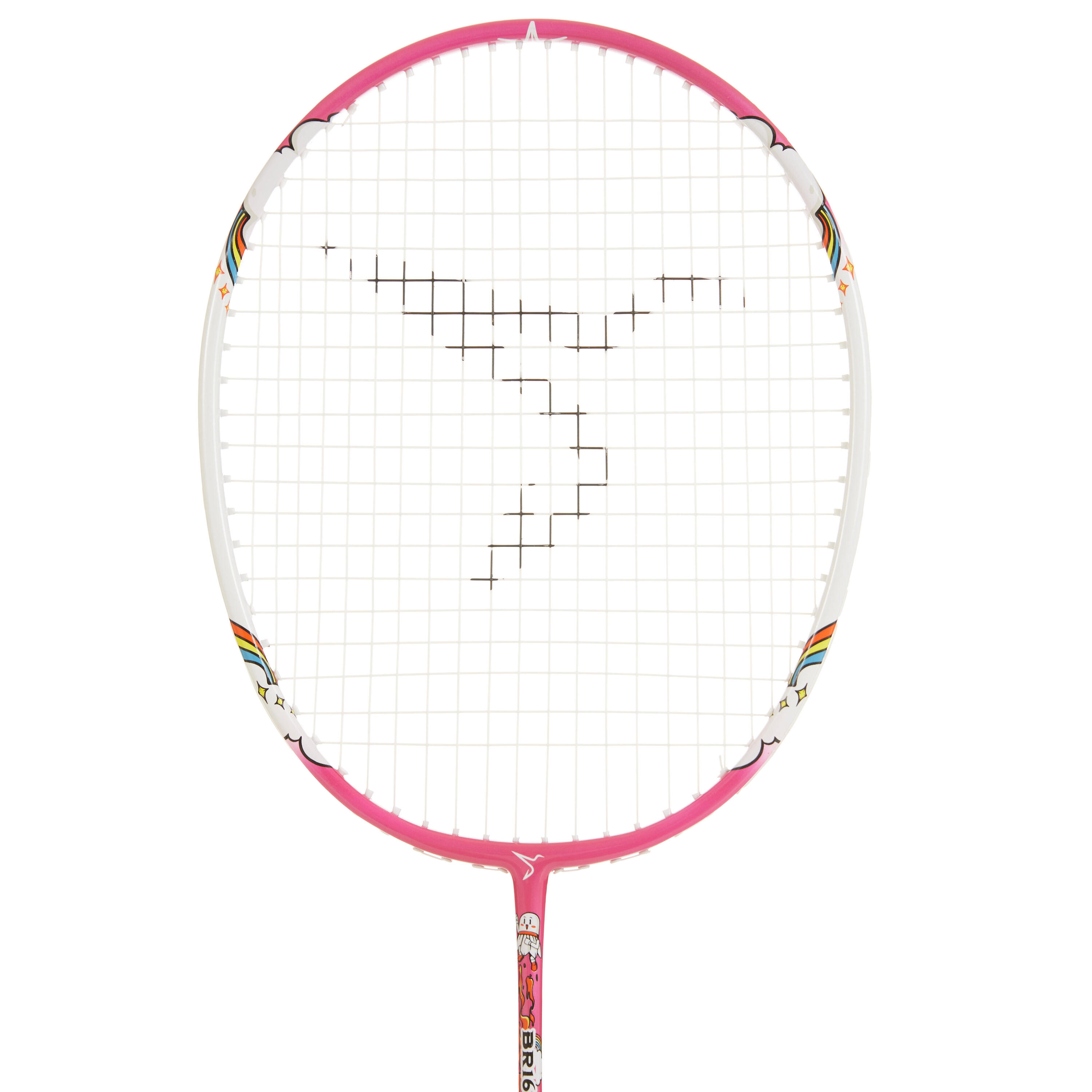 JUNIOR BADMINTON RACKET BR 160 KID EASY PINK 3/28