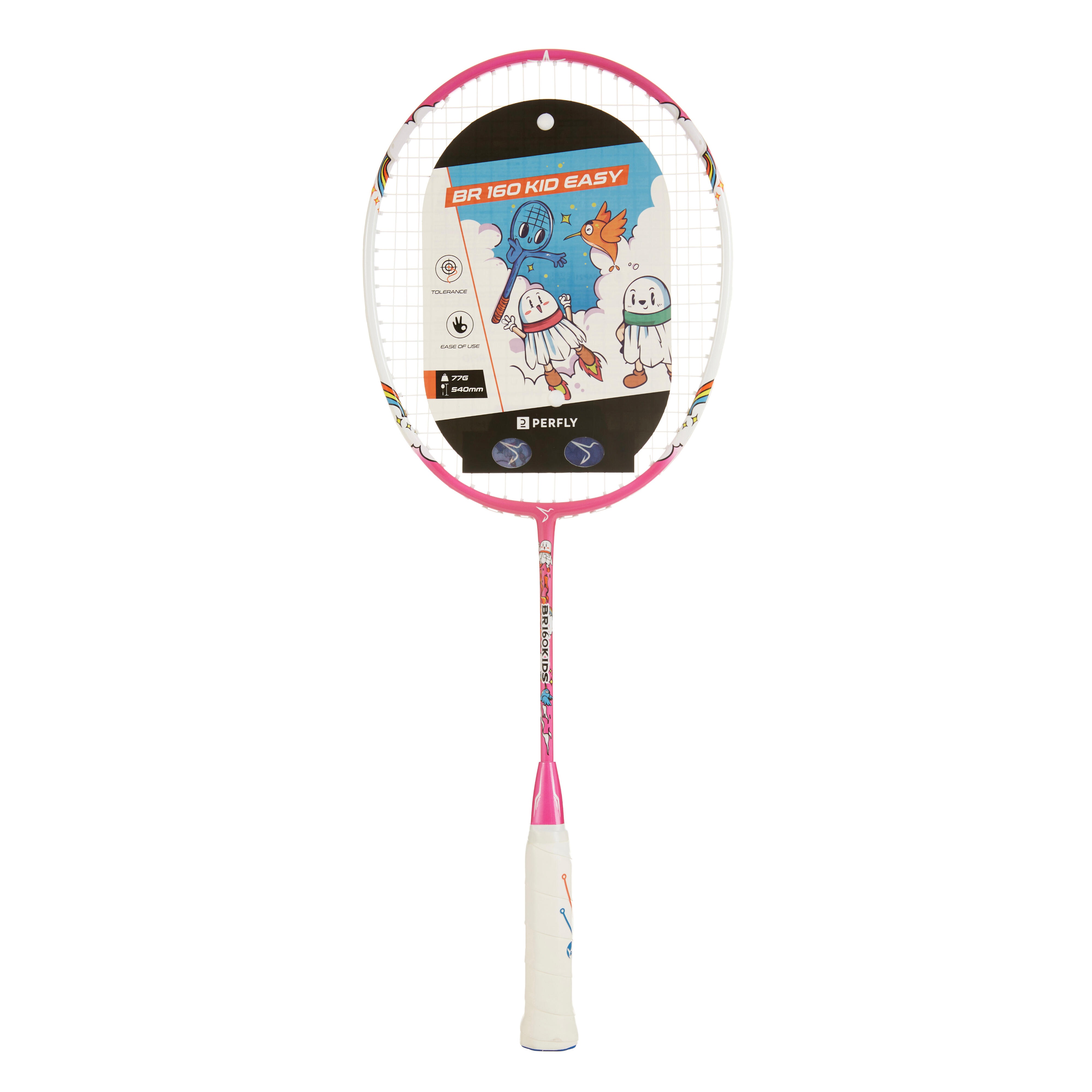 RachetÄƒ Badminton BR160 Kid Easy Roz Copii