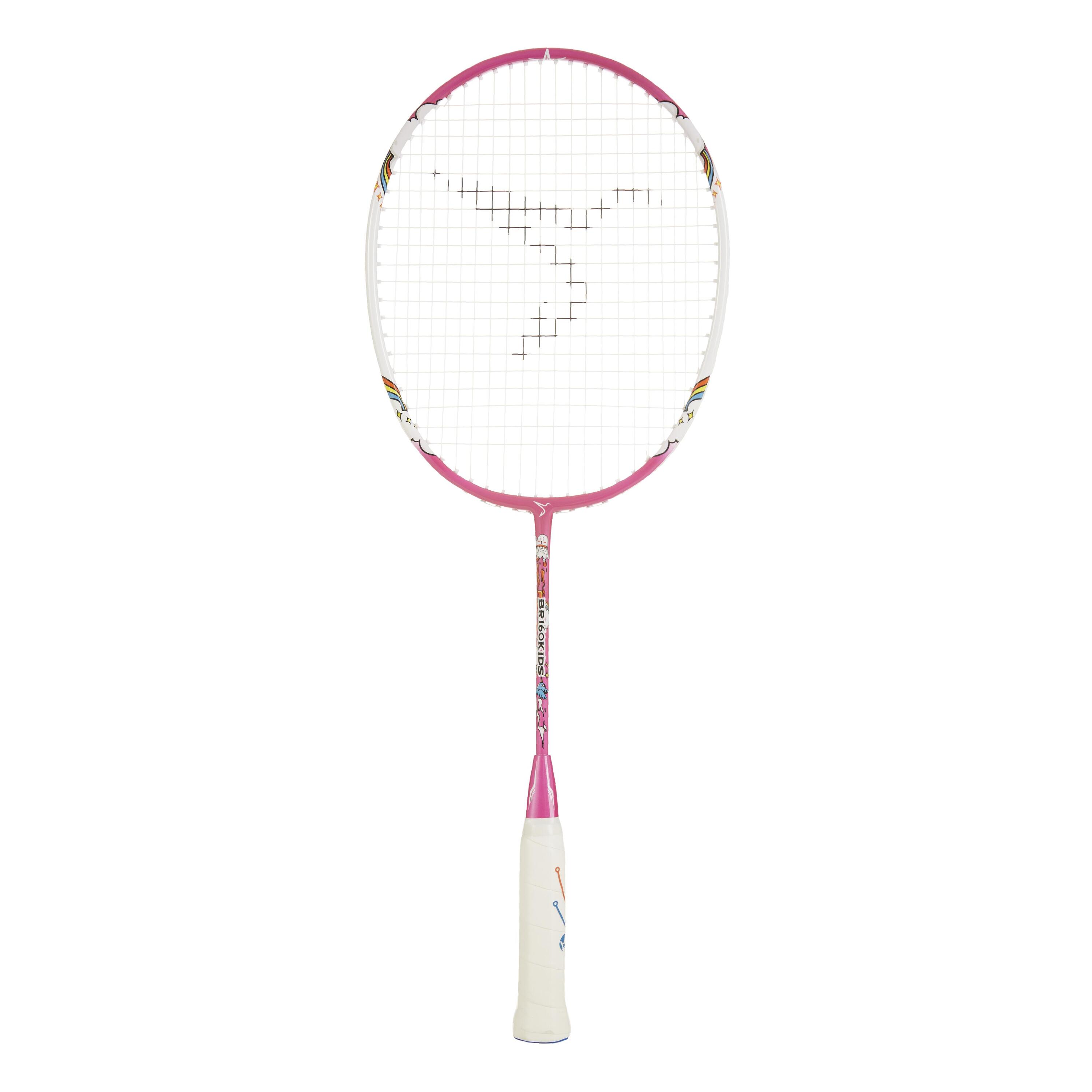 JUNIOR BADMINTON RACKET BR 160 KID EASY PINK 2/28