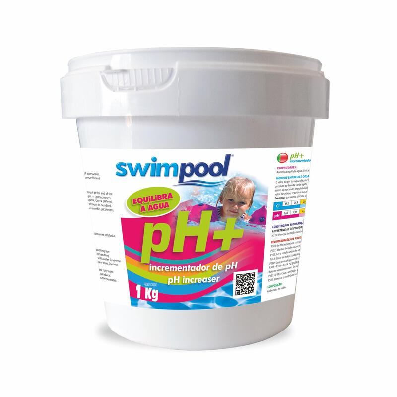 Aumentador/Incrementador de pH sólido para a água das piscinas 1Kg