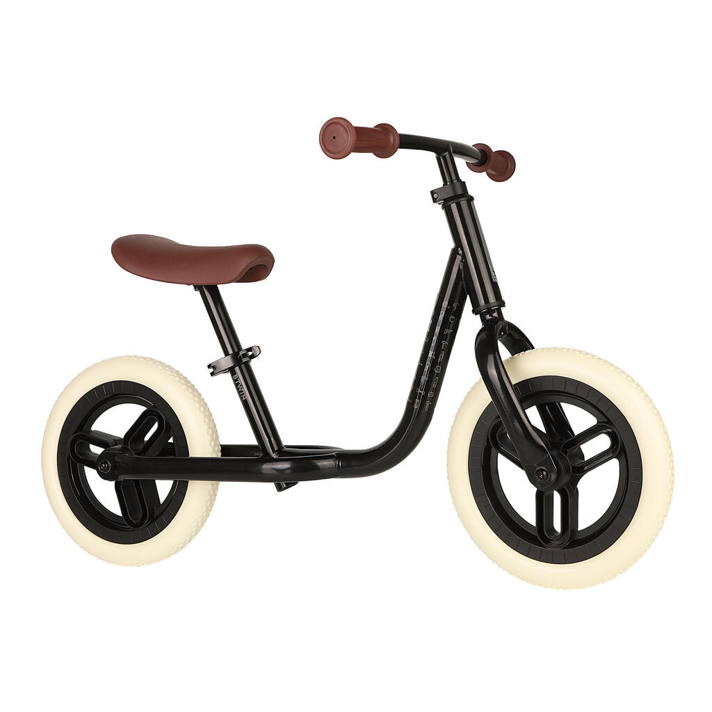 Bicicleta sin pedales niños HYC500 rin 10" runride 2 a 4 años - negro