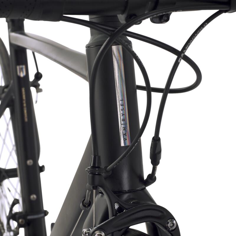 Bicicleta de carretera aluminio 11V Van Rysel EDR AF Centaur negro