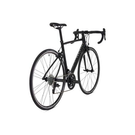Велосипед шосейний EDR з алюмінієвою рамою чорний