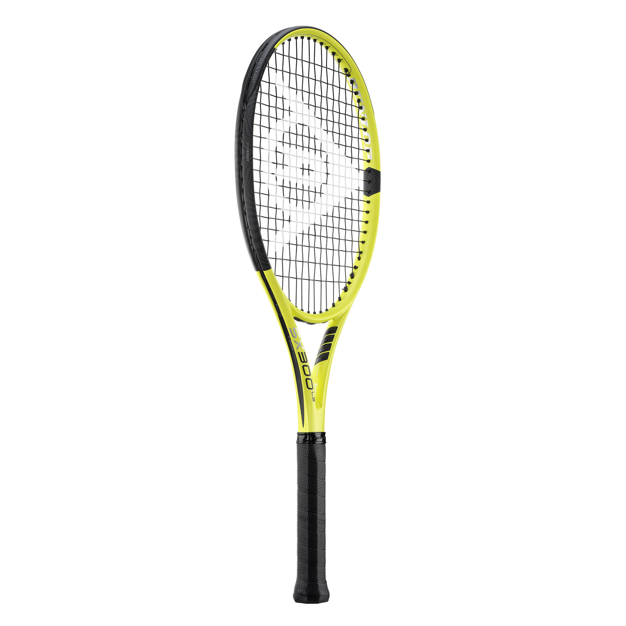 Adult tennis racket - DUNLOP SX300 LS Yellow Black 285g