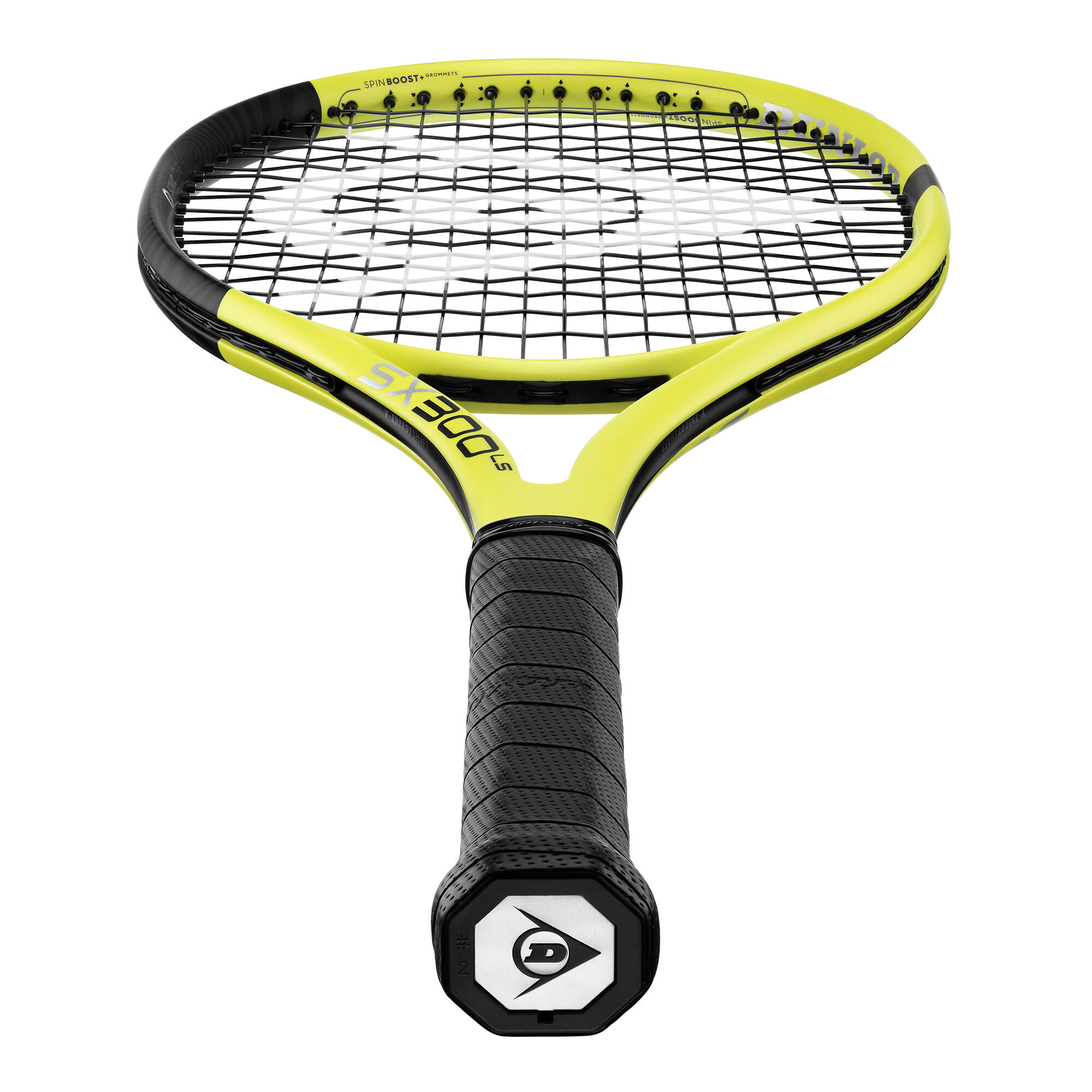 285 g Adult Tennis Racket SX300 LS - Yellow/Black DUNLOP