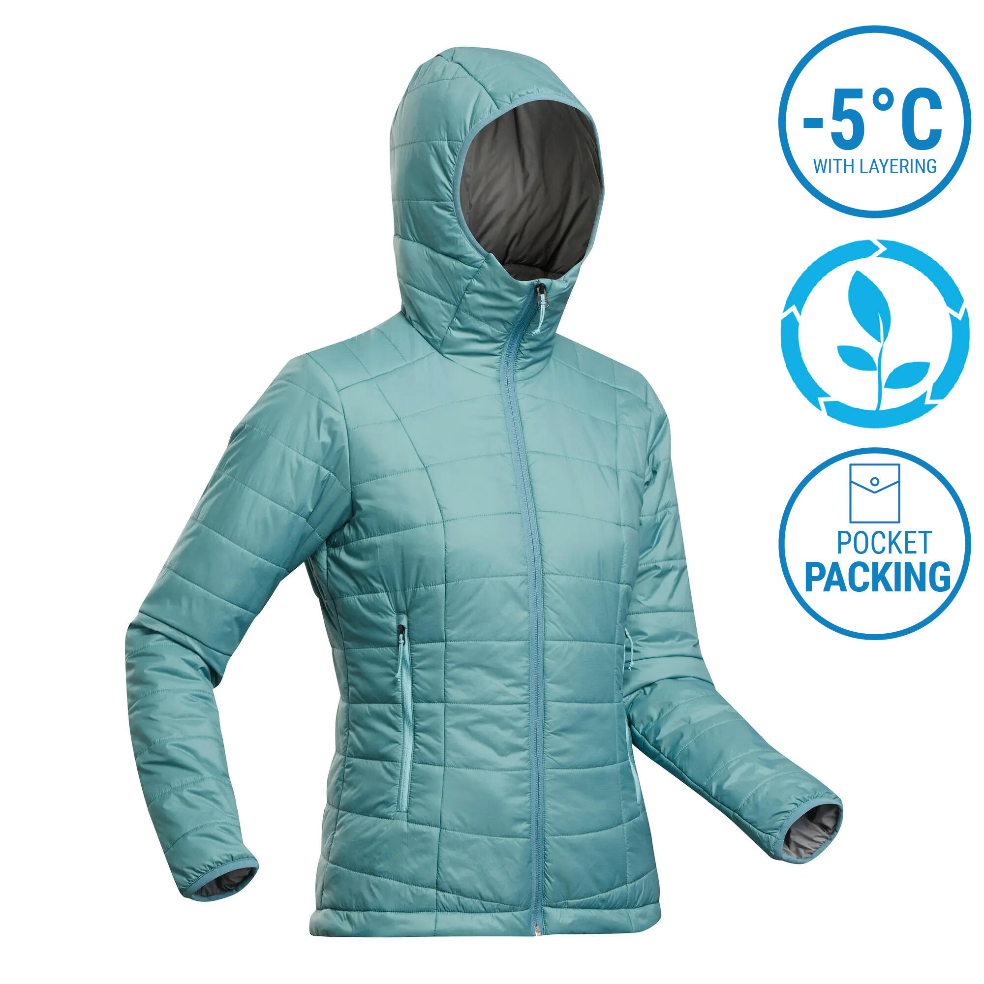 decathlon quilted jacket