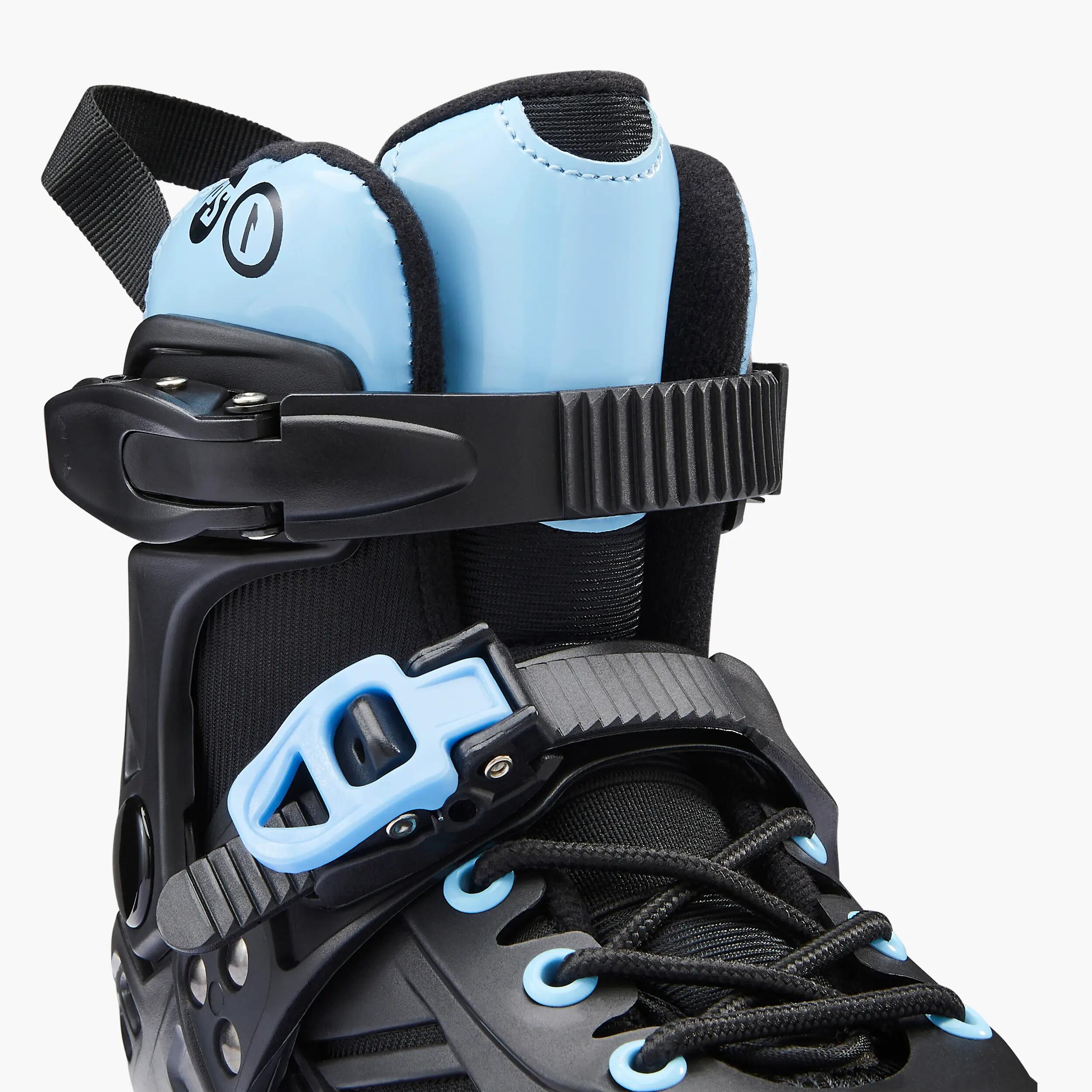 Kids' Inline Skates Khaan Junior Ltd - Black/Blue 7/10