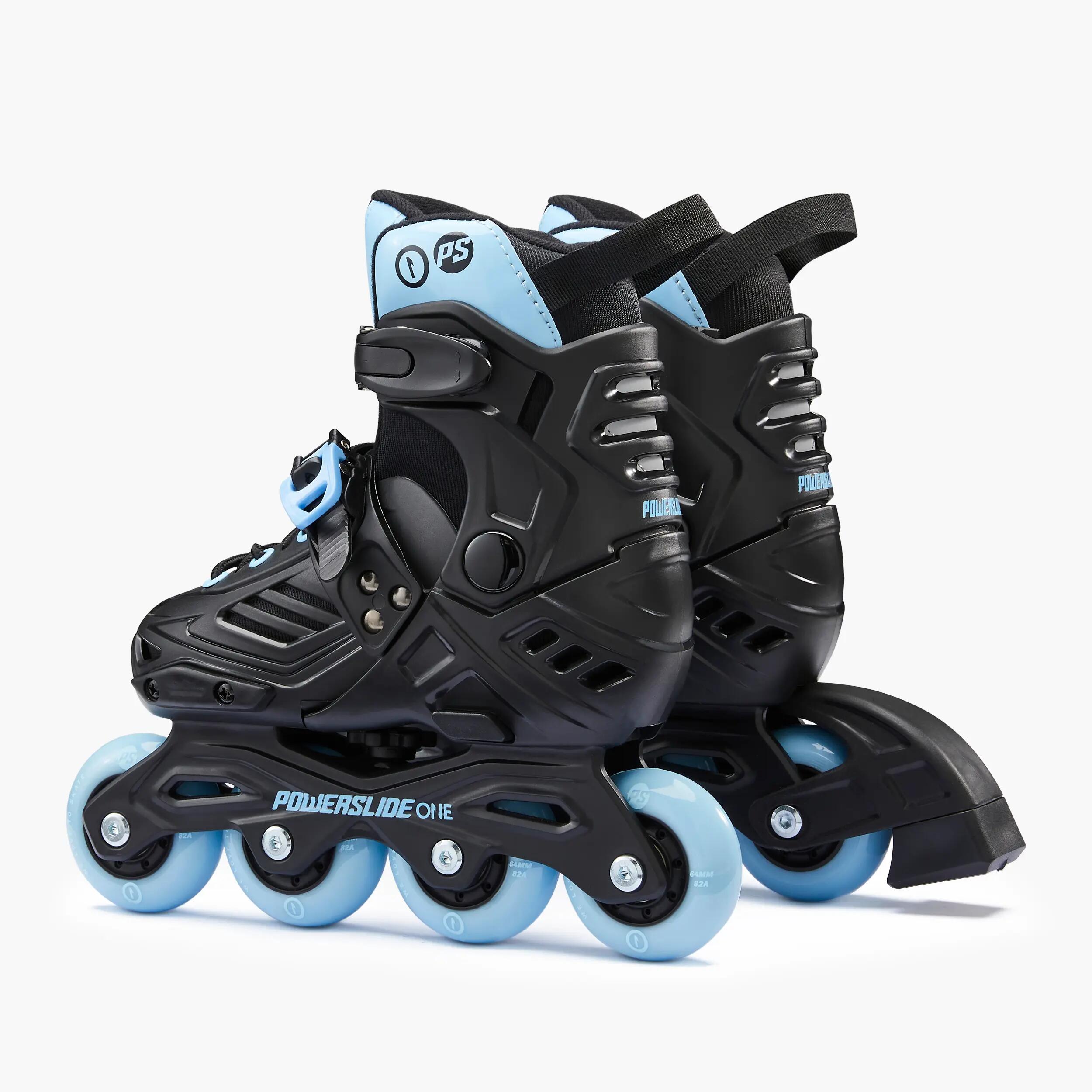 Kids' Inline Skates Khaan Junior Ltd - Black/Blue 6/10