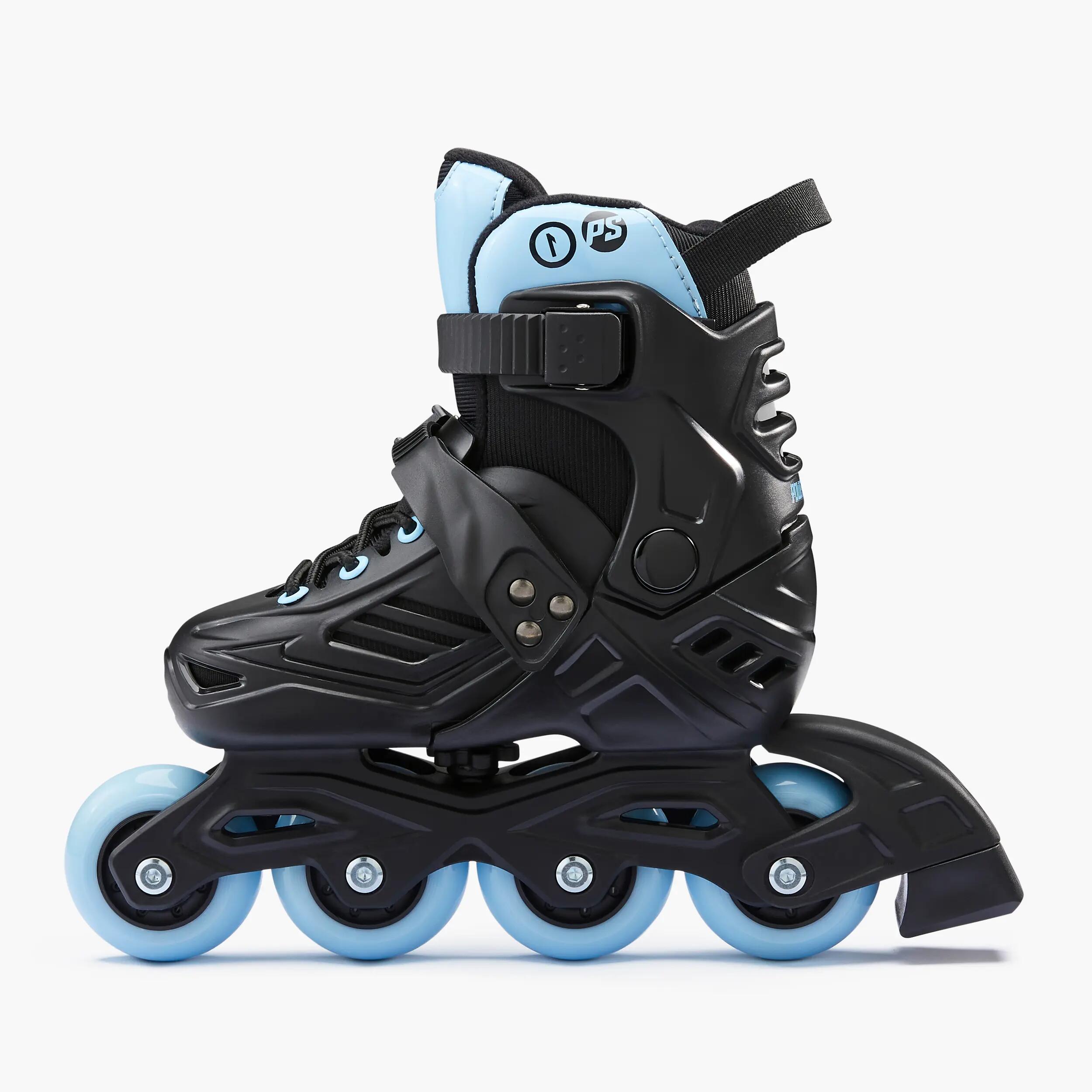 Kids' Inline Skates Khaan Junior Ltd - Black/Blue 4/10