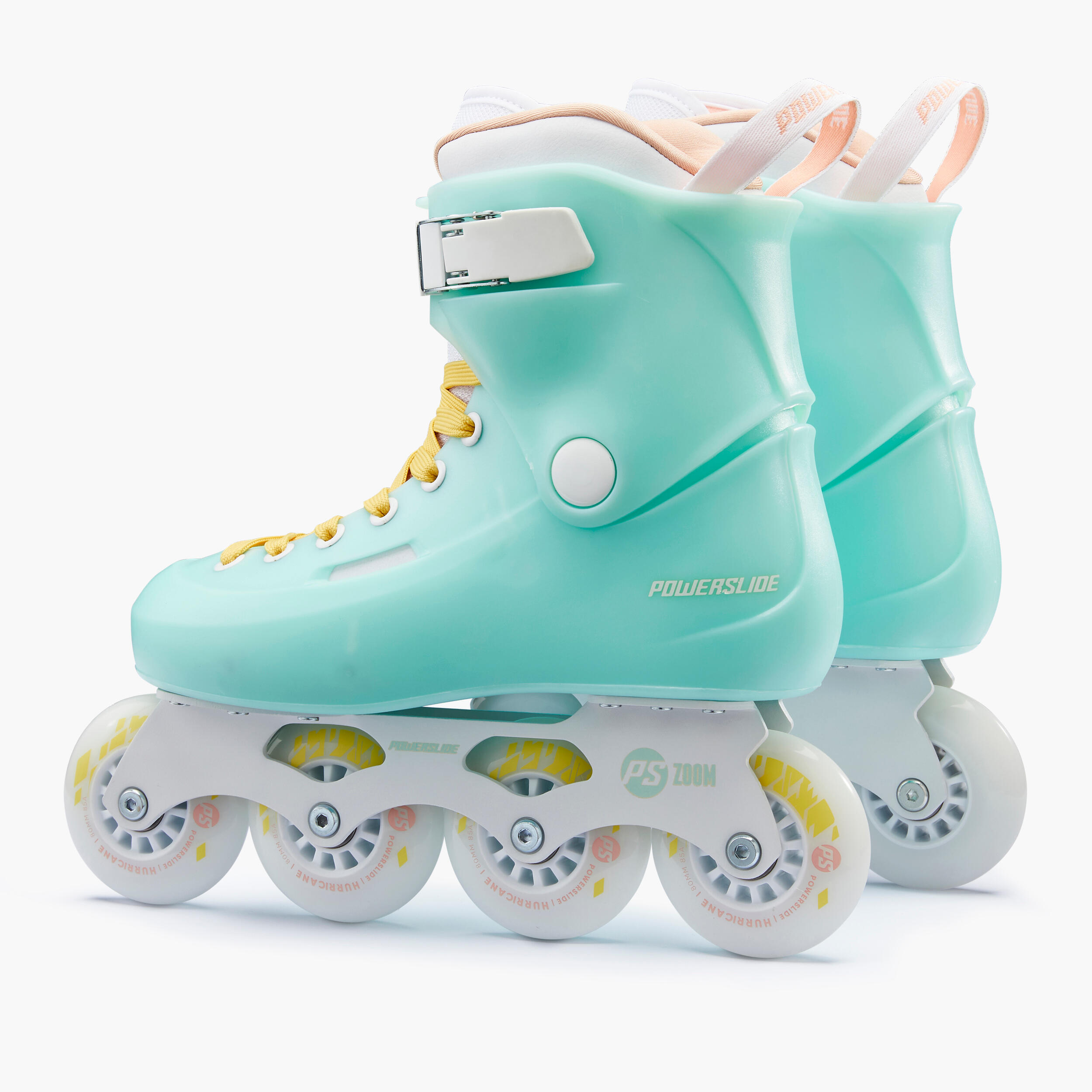 Kolečkové brusle Powerslide Freeride Zoom Baby Blue 80 6/9