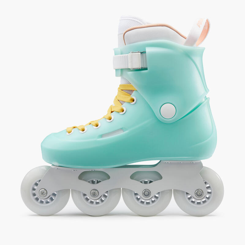 Inline Skates Inliner Powerslide Freeride Zoom Baby Blue 80 Herren/Damen 