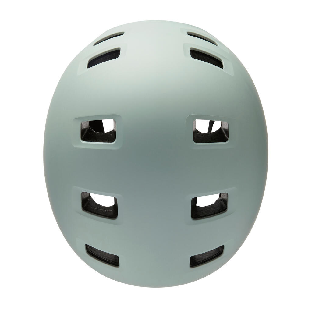 Casque roller skateboard trottinette MF500 light khaki